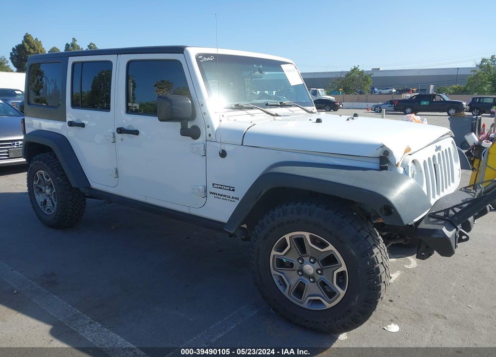 2015 JEEP WRANGLER UNLIMITED SPORT VIN: 1C4BJWDG4FL676796