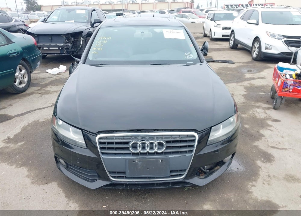 2010 AUDI A4 2.0T PREMIUM VIN: WAUAFAFL2AN026465