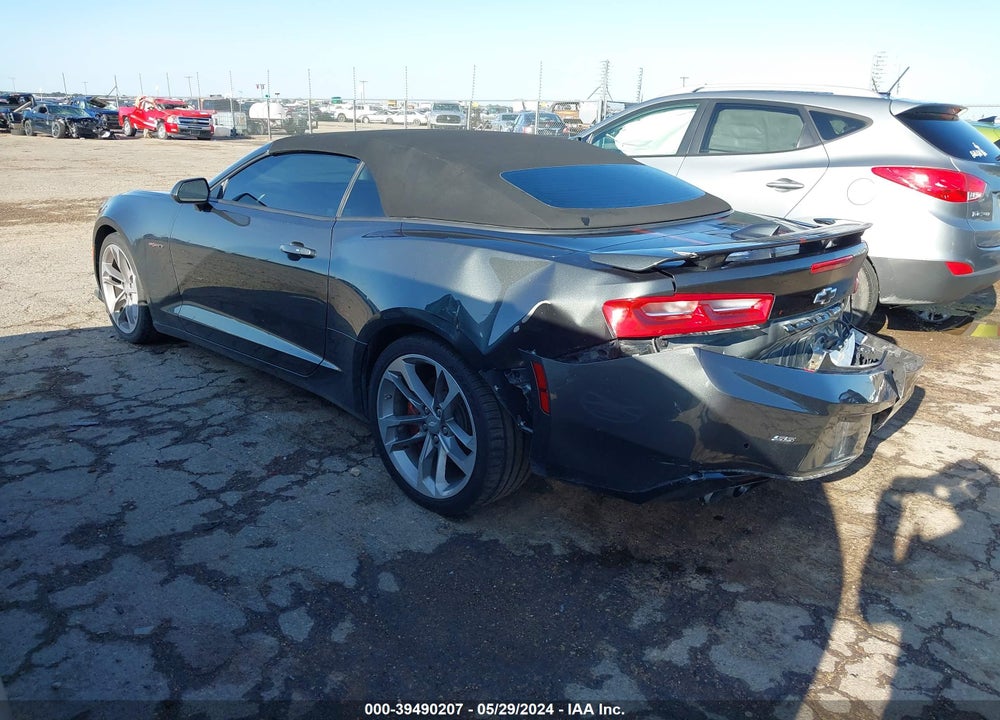2017 CHEVROLET CAMARO 2SS VIN: 1G1FH3D70H0156460