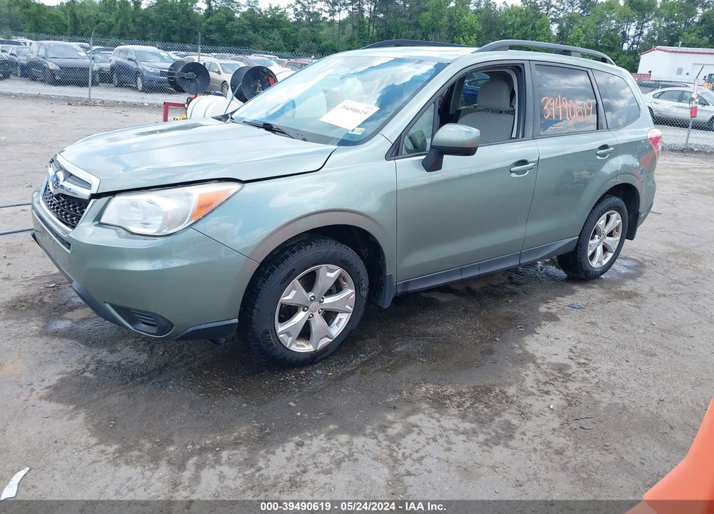 2015 SUBARU FORESTER 2.5I PREMIUM VIN: JF2SJADC4FH412434