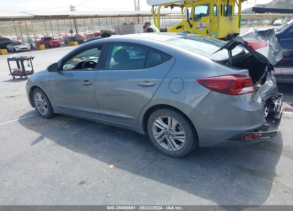 2019 HYUNDAI ELANTRA SEL VIN: KMHD84LF5KU767741