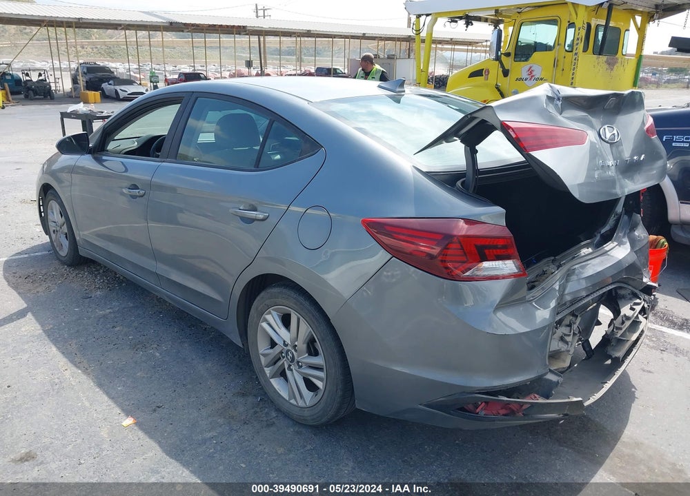 2019 HYUNDAI ELANTRA SEL VIN: KMHD84LF5KU767741