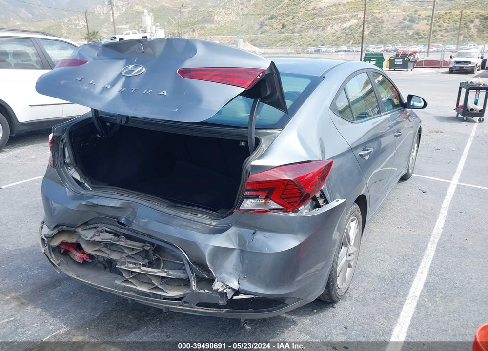 2019 HYUNDAI ELANTRA SEL VIN: KMHD84LF5KU767741