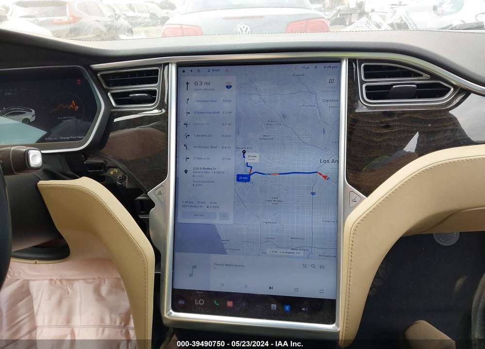 2016 TESLA MODEL S 60D/70D/75D/85D/90D VIN: 5YJSA1E24GF147276