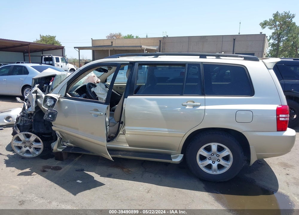 2002 TOYOTA HIGHLANDER LIMITED V6 VIN: JTEGF21A320056853
