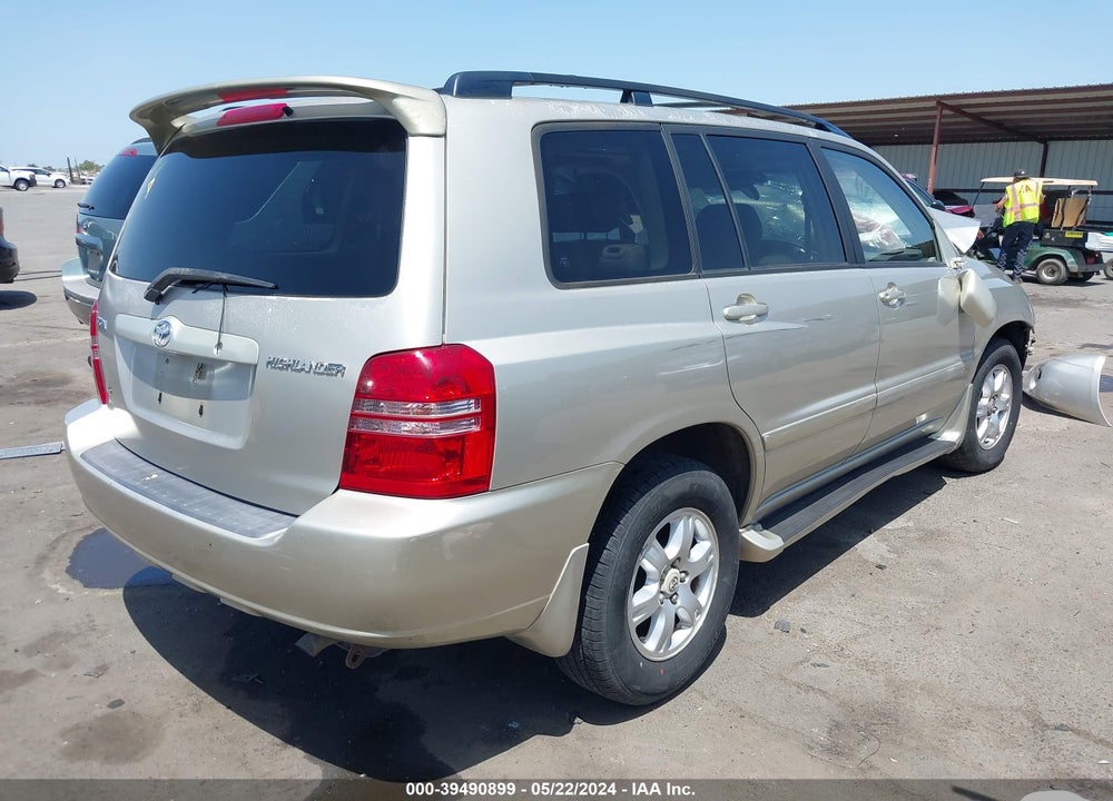 2002 TOYOTA HIGHLANDER LIMITED V6 VIN: JTEGF21A320056853