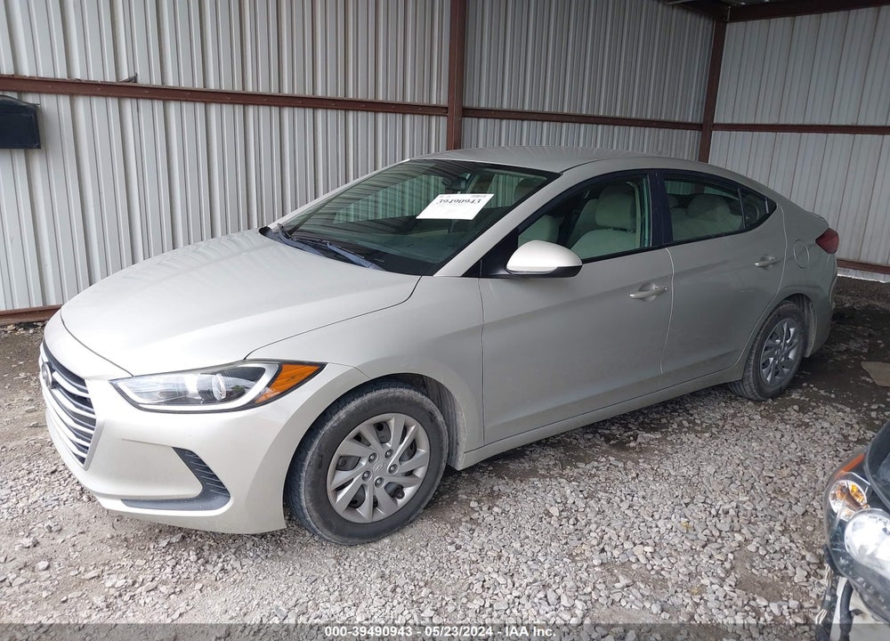 2017 HYUNDAI ELANTRA SE VIN: KMHD74LF7HU088629
