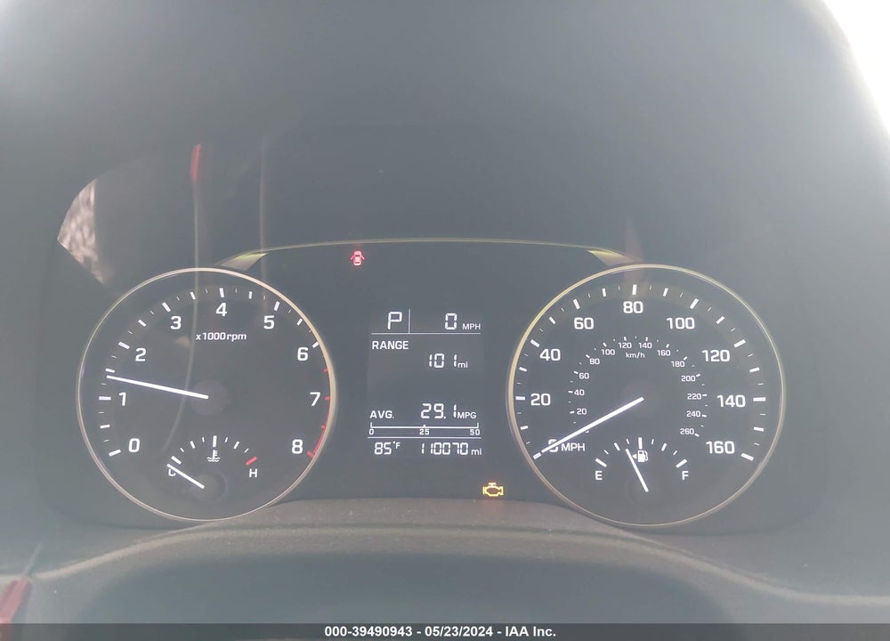 2017 HYUNDAI ELANTRA SE VIN: KMHD74LF7HU088629