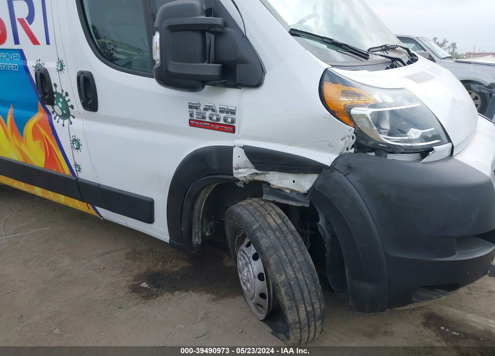 2019 RAM PROMASTER 1500 LOW ROOF 136 WB VIN: 3C6TRVAG4KE565803
