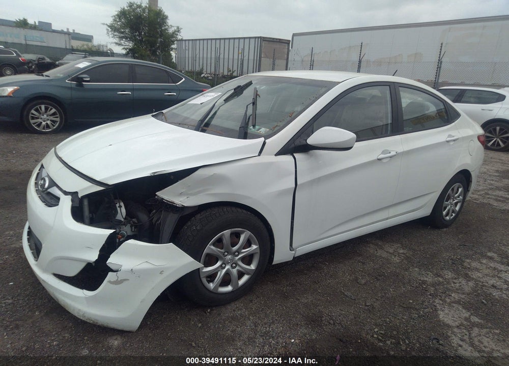 2014 HYUNDAI ACCENT GLS VIN: KMHCT4AE6EU776859