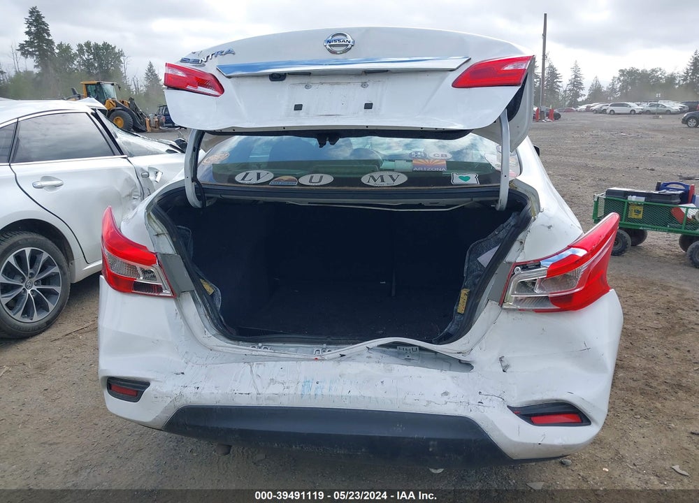 2018 NISSAN SENTRA S VIN: 3N1AB7AP6JY284568