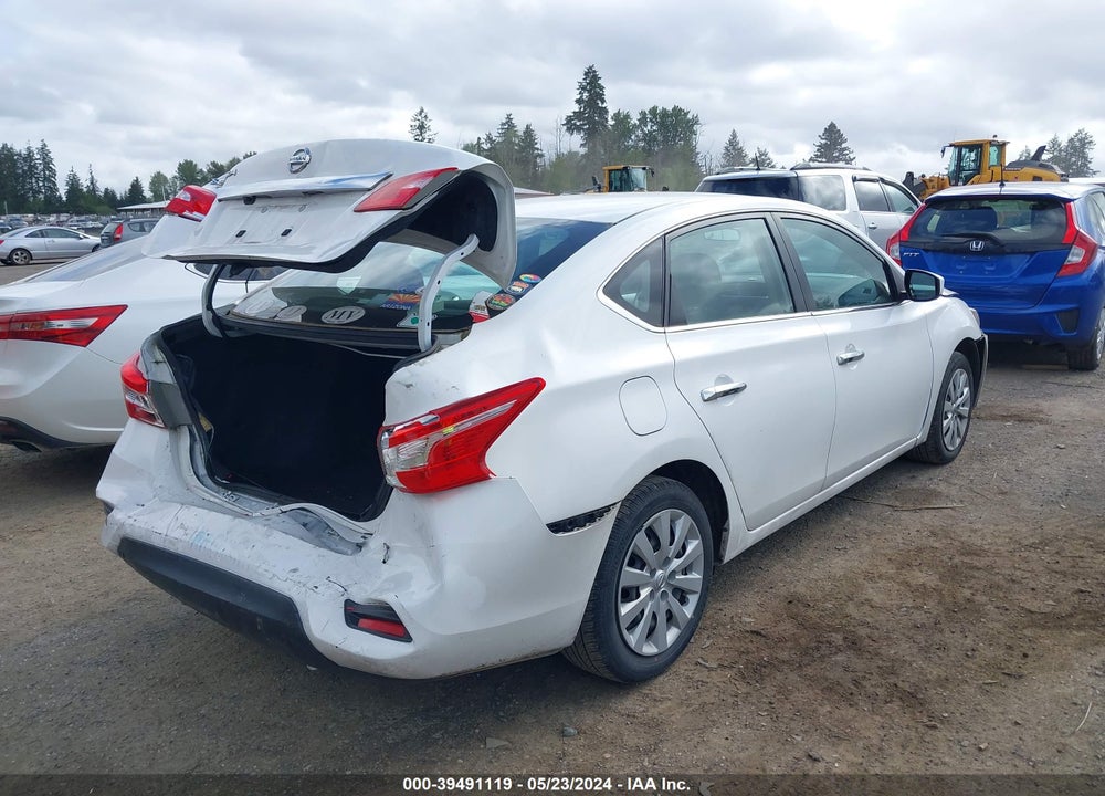 2018 NISSAN SENTRA S VIN: 3N1AB7AP6JY284568