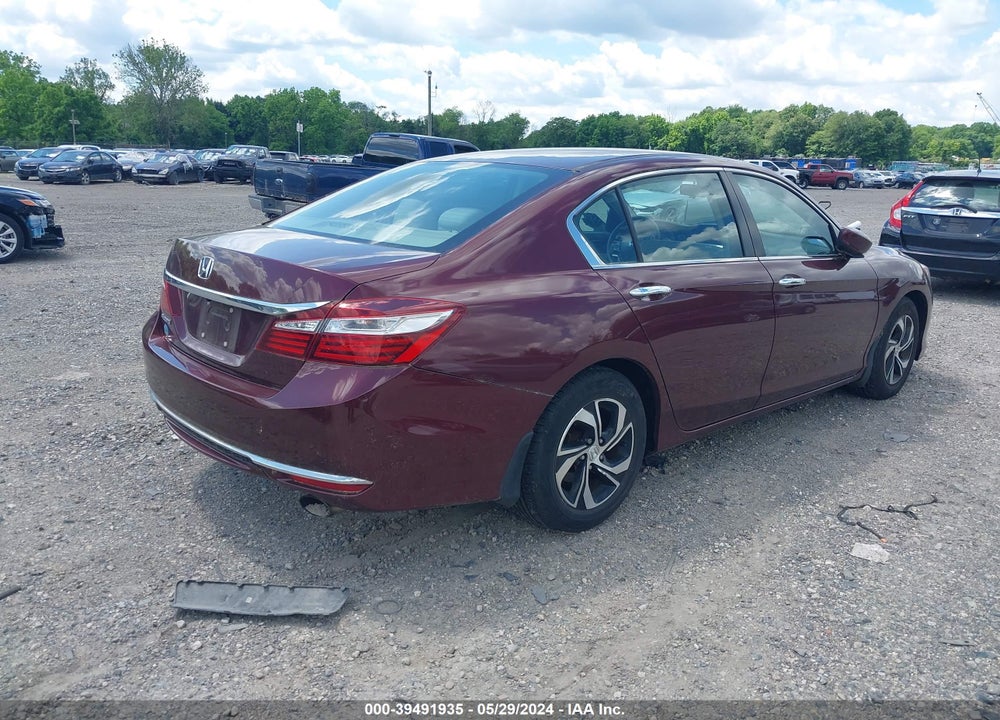 2017 HONDA ACCORD LX VIN: 1HGCR2F39HA137865