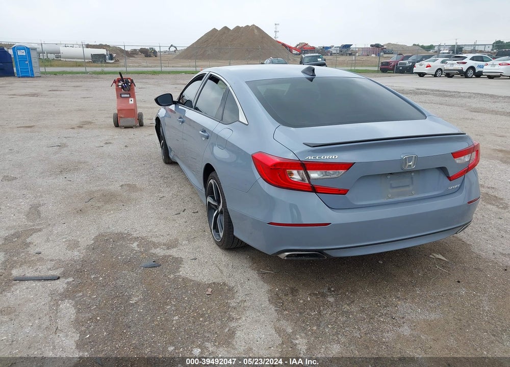2021 HONDA ACCORD SPORT VIN: 1HGCV1F38MA086391