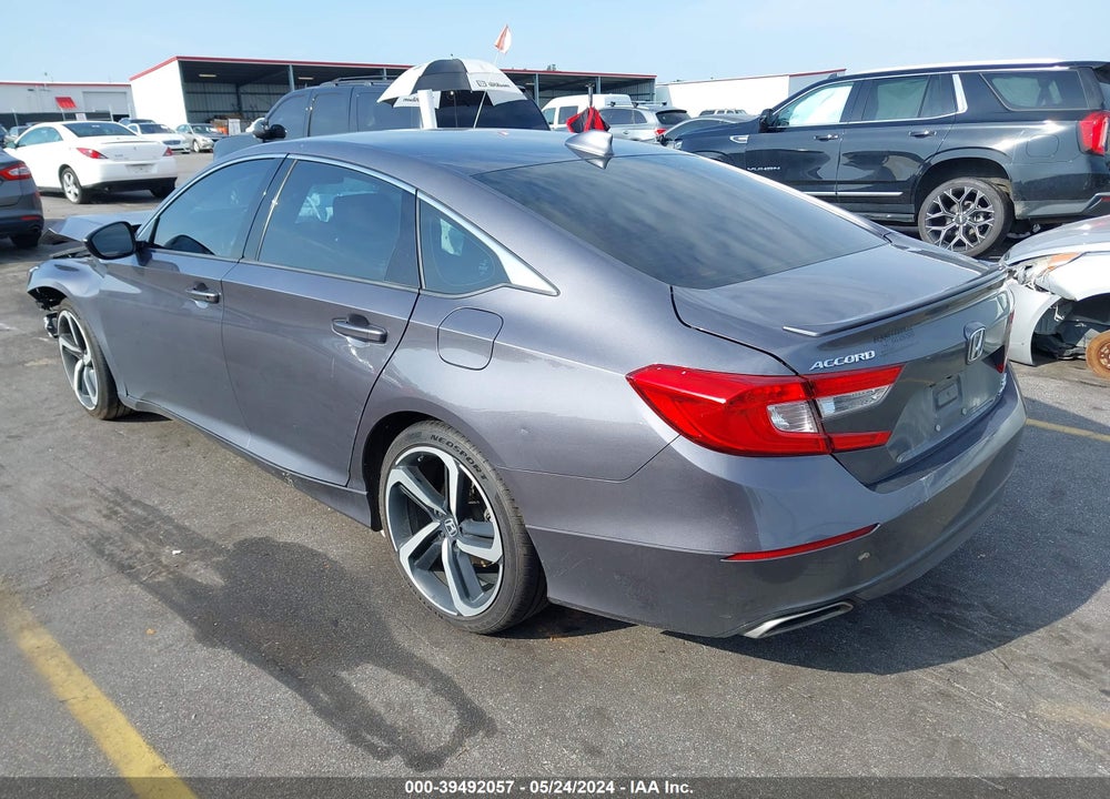 2020 HONDA ACCORD SPORT 2.0T VIN: 1HGCV2F38LA028267