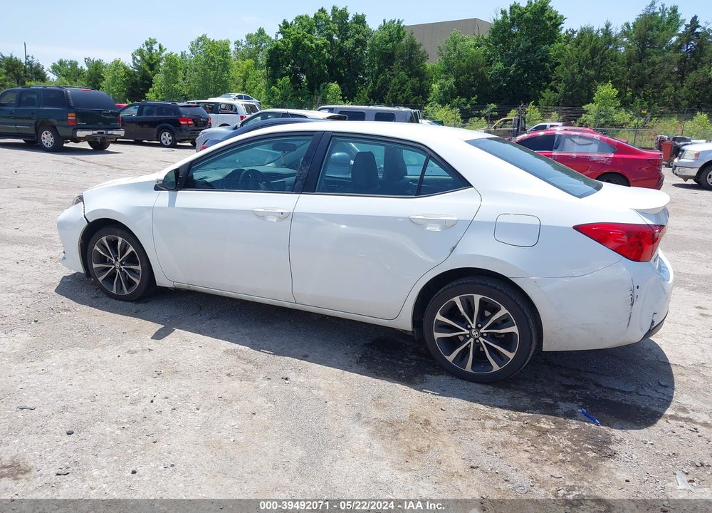 2017 TOYOTA COROLLA SE VIN: 5YFBURHE2HP654520