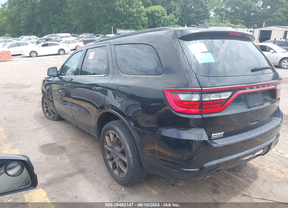 2018 DODGE DURANGO GT RWD VIN: 1C4RDHDG3JC329406