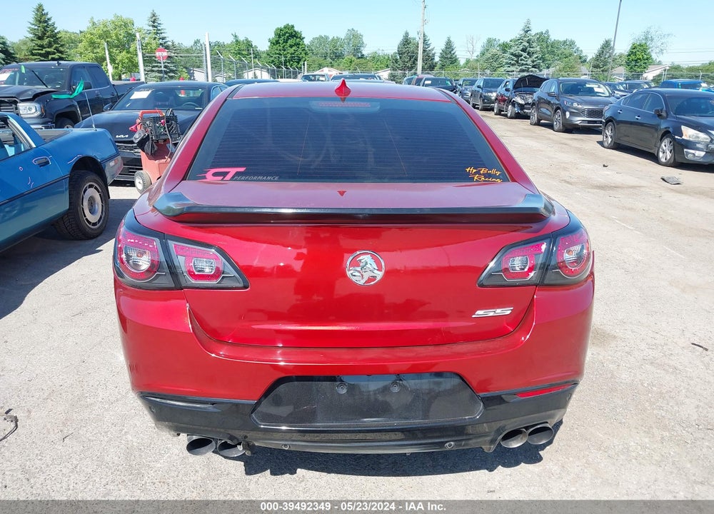 2016 CHEVROLET SS VIN: 6G3F15RW3GL208106