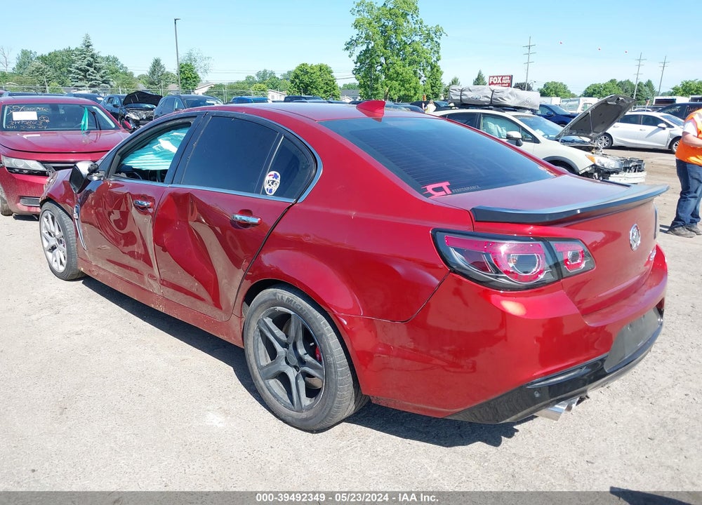 2016 CHEVROLET SS VIN: 6G3F15RW3GL208106