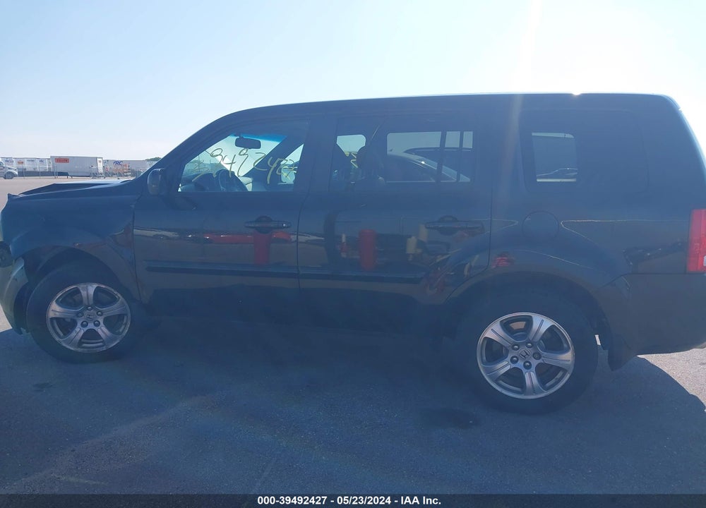 2013 HONDA PILOT EX-L VIN: 5FNYF4H74DB005963