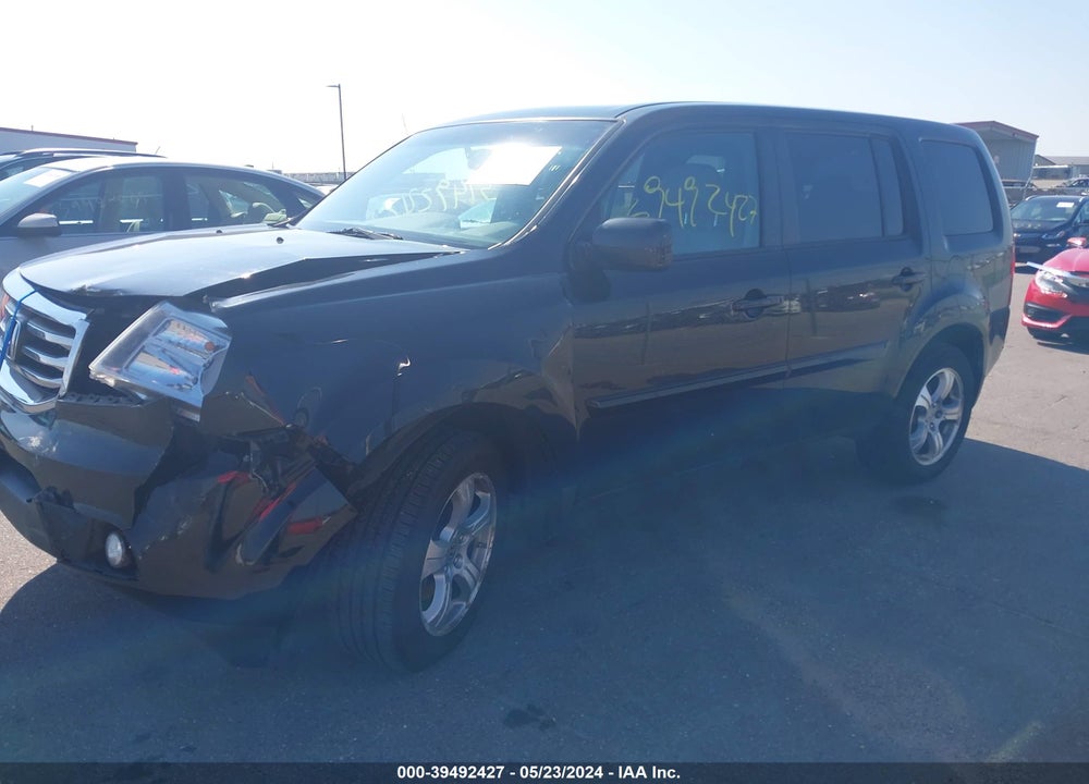 2013 HONDA PILOT EX-L VIN: 5FNYF4H74DB005963