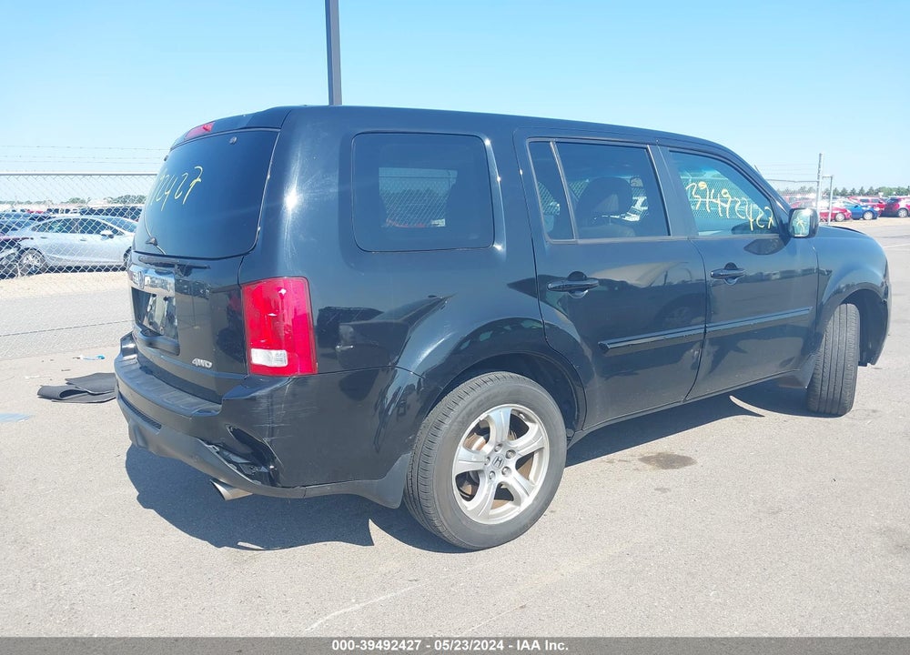 2013 HONDA PILOT EX-L VIN: 5FNYF4H74DB005963