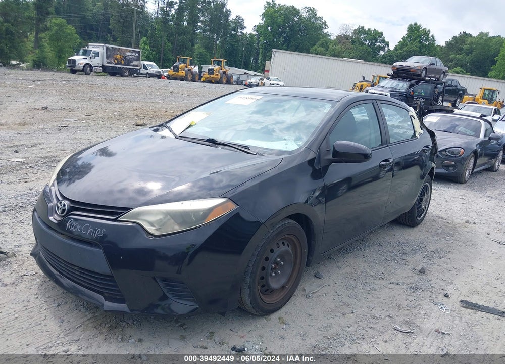 2014 TOYOTA COROLLA LE VIN: 2T1BURHE7EC146281