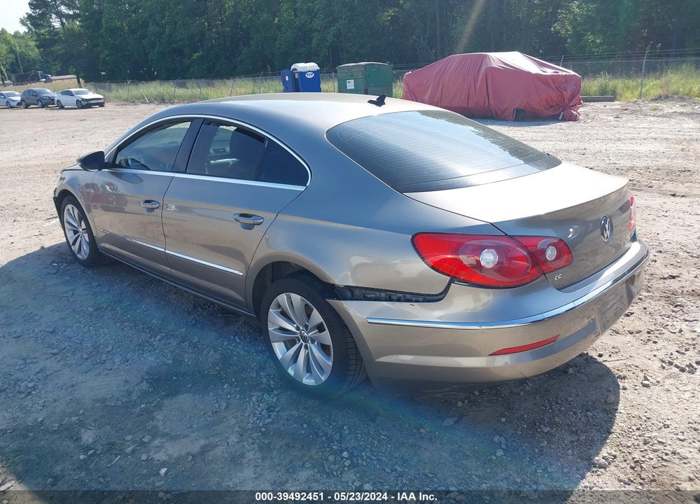 2011 VOLKSWAGEN CC SPORT VIN: WVWMN7AN9BE719016