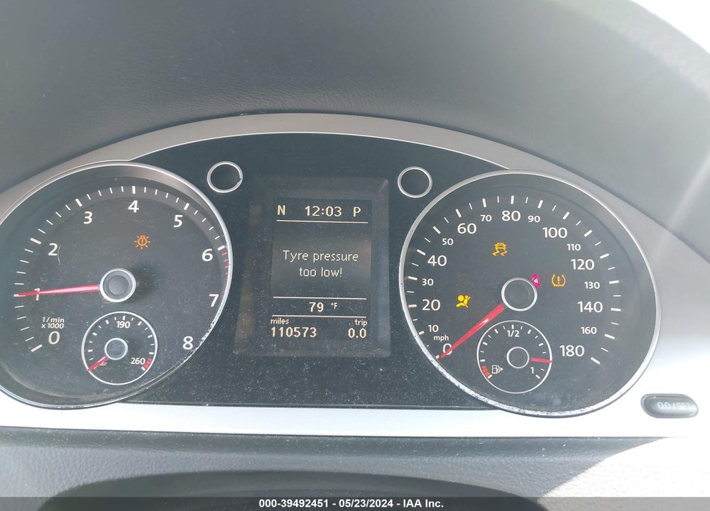 2011 VOLKSWAGEN CC SPORT VIN: WVWMN7AN9BE719016