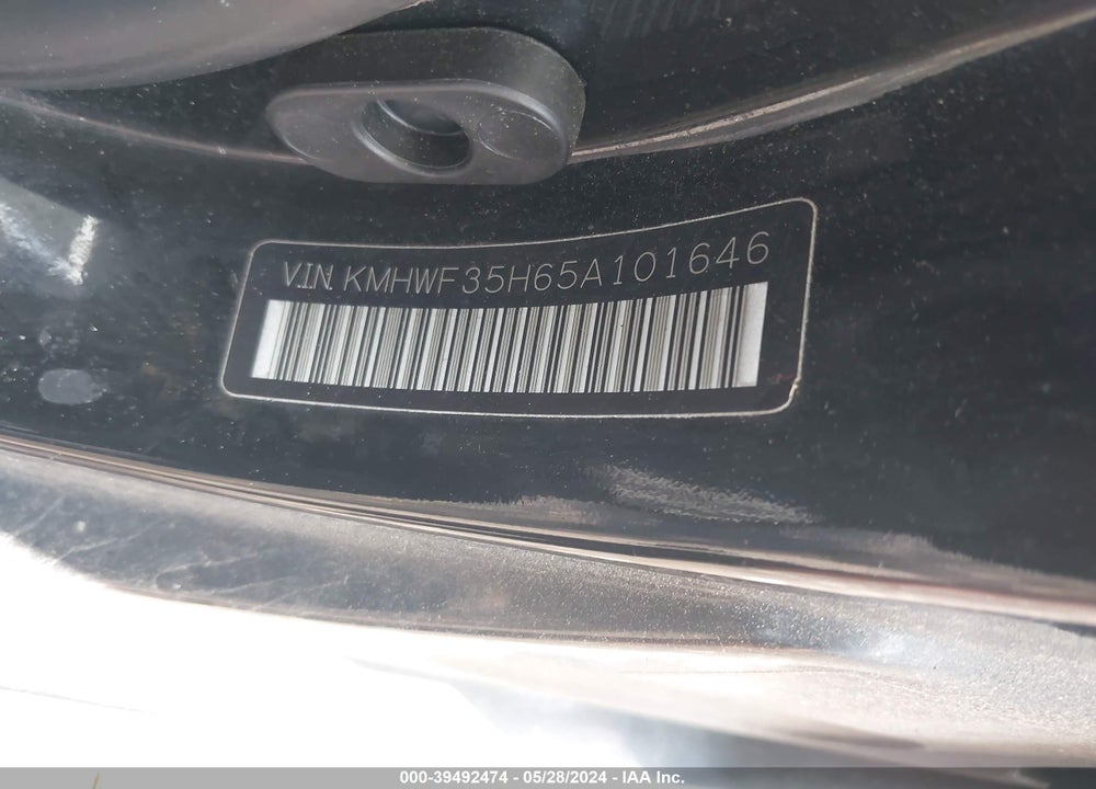 2005 HYUNDAI SONATA GLS/LX VIN: KMHWF35H65A101646