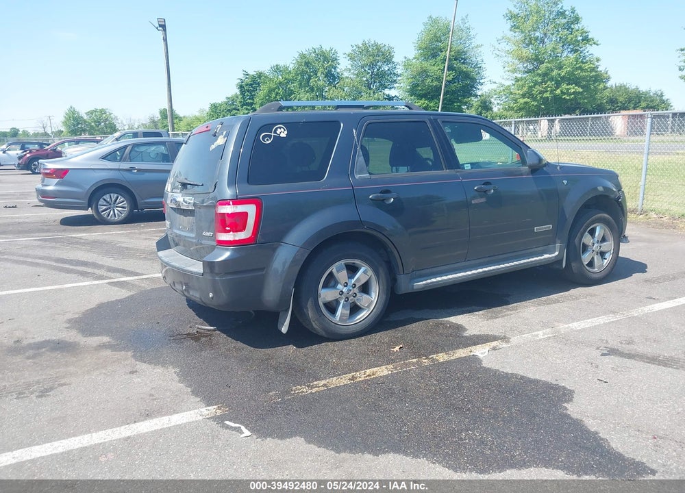 2008 FORD ESCAPE LIMITED VIN: 1FMCU94158KB14855