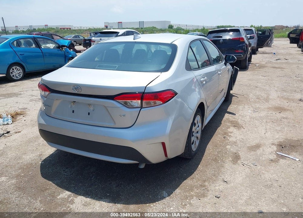 2022 TOYOTA COROLLA LE VIN: 5YFEPMAE4NP374143