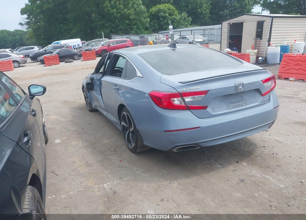 2021 HONDA ACCORD SPORT VIN: 1HGCV1F39MA035322