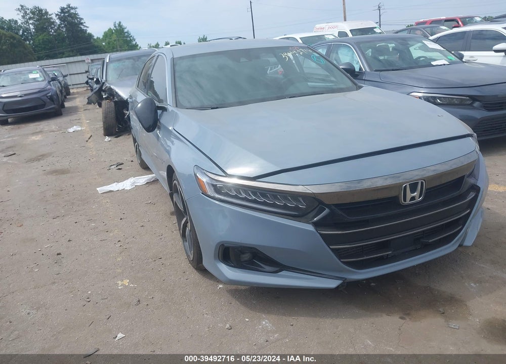 2021 HONDA ACCORD SPORT VIN: 1HGCV1F39MA035322