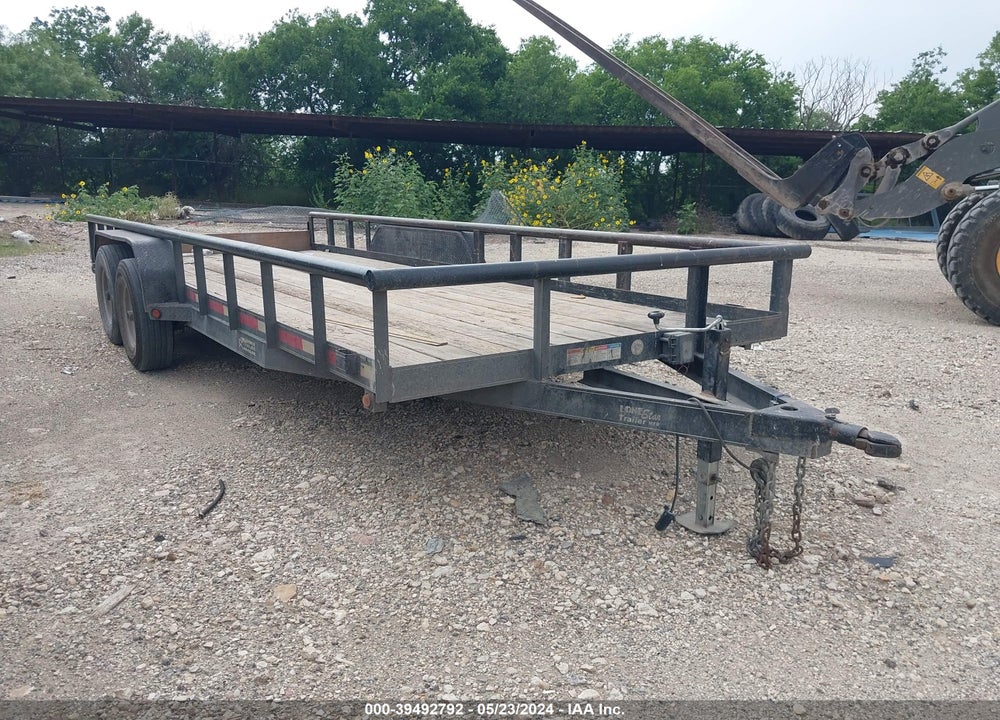 2015 LONE STAR UTILITY TRAILER 7X20 VIN: 5VYBL2027FH006219