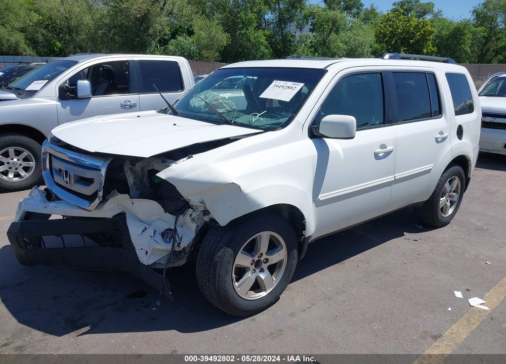 2011 HONDA PILOT EX-L VIN: 5FNYF4H54BB009992
