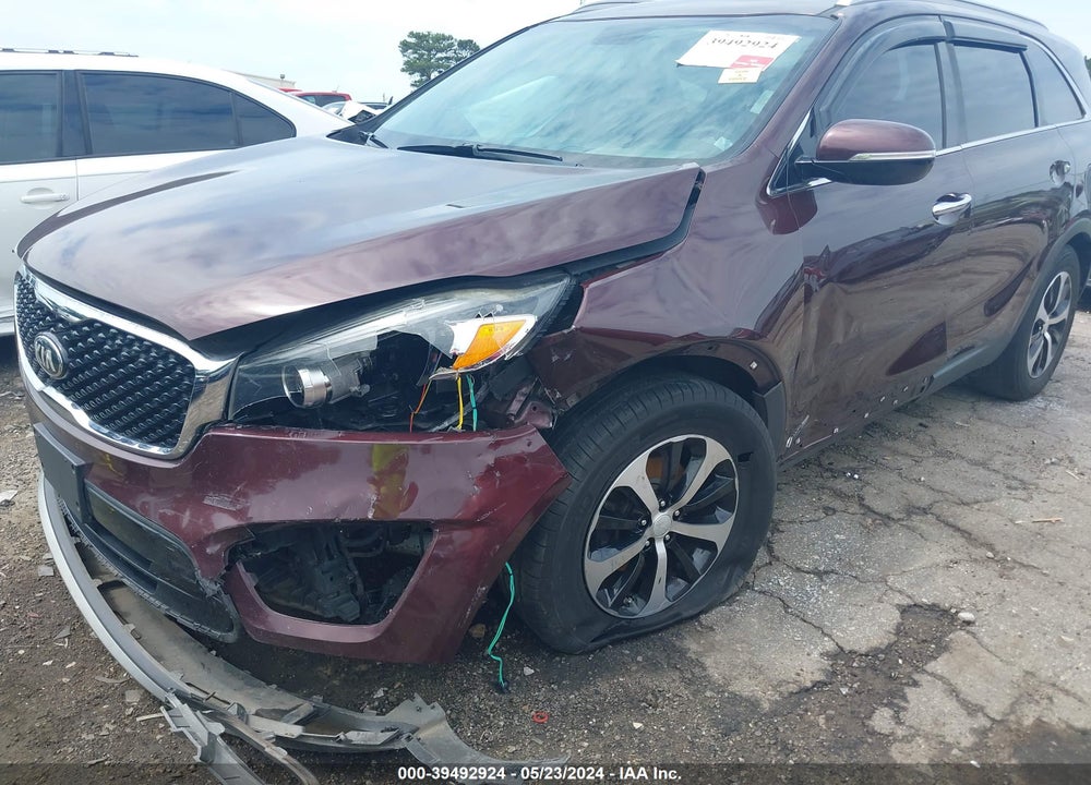 2016 KIA SORENTO 3.3L EX VIN: 5XYPHDA55GG132474