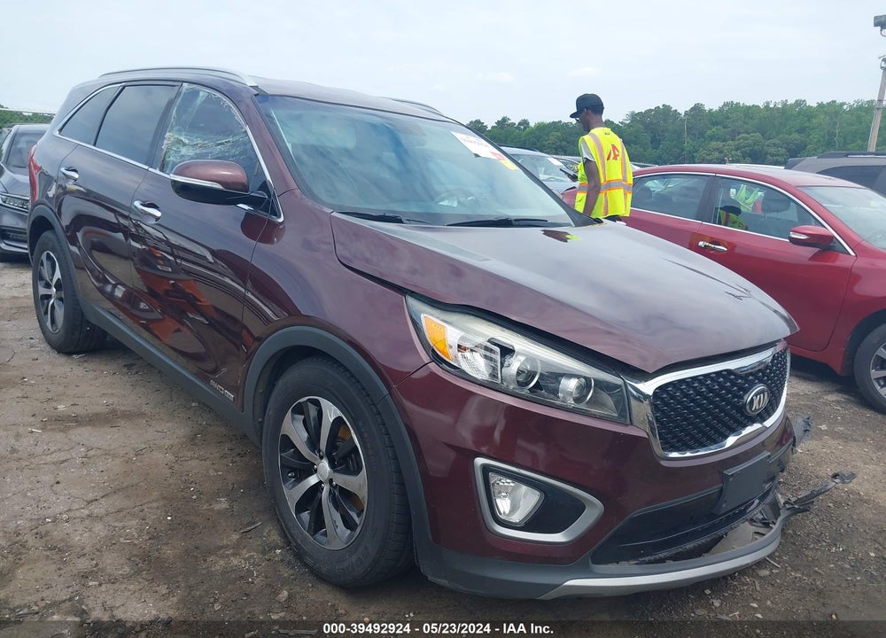 2016 KIA SORENTO 3.3L EX VIN: 5XYPHDA55GG132474