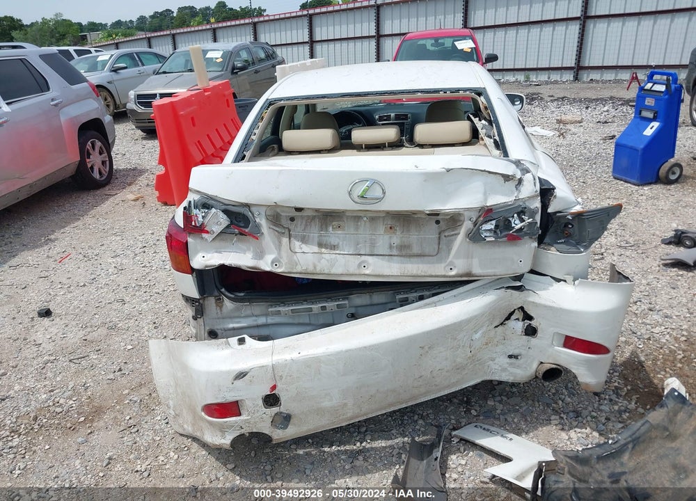 2006 LEXUS IS 250 VIN: JTHBK262X65008141