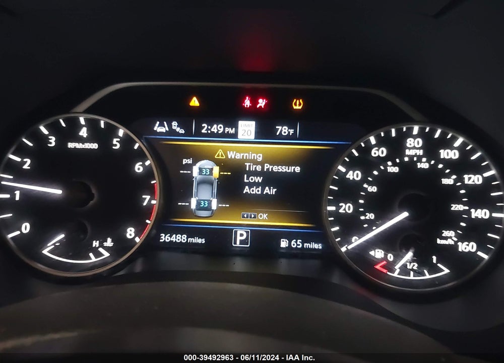 2022 NISSAN MAXIMA SV XTRONIC CVT VIN: 1N4AA6CV9NC503260