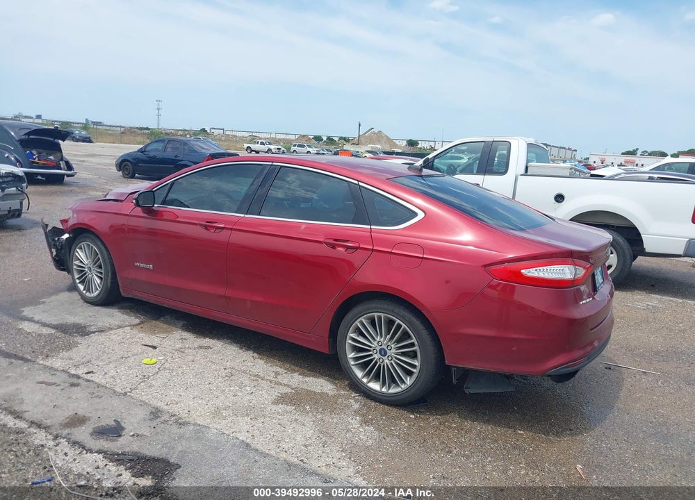 2013 FORD FUSION HYBRID SE VIN: 3FA6P0LU8DR360889