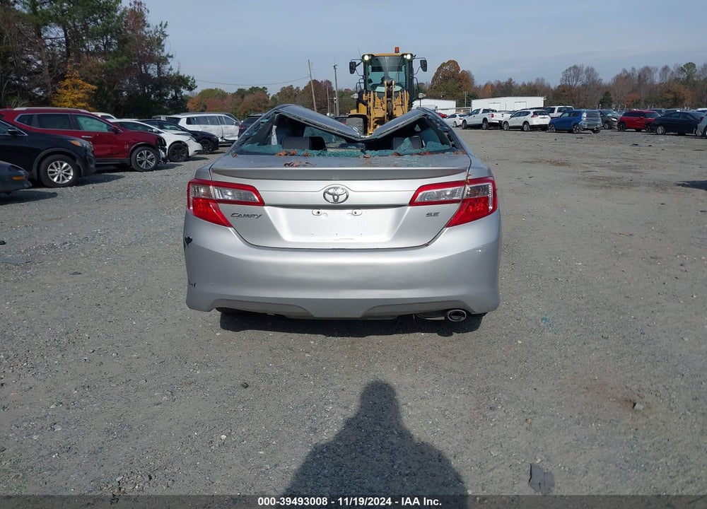2012 TOYOTA CAMRY SE VIN: 4T1BF1FK4CU038278