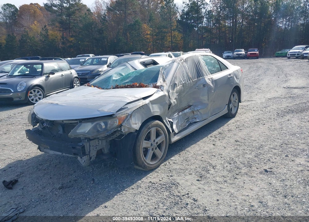 2012 TOYOTA CAMRY SE VIN: 4T1BF1FK4CU038278