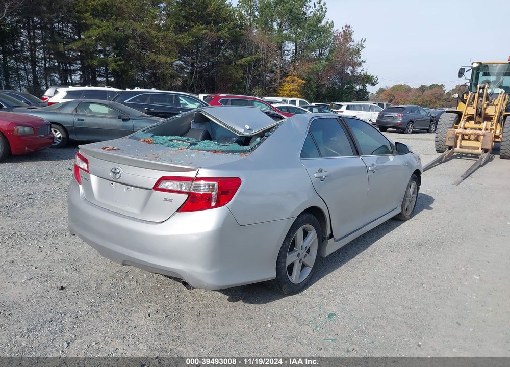 2012 TOYOTA CAMRY SE VIN: 4T1BF1FK4CU038278