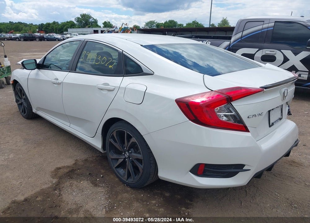 2019 HONDA CIVIC SPORT VIN: 2HGFC2F82KH593676