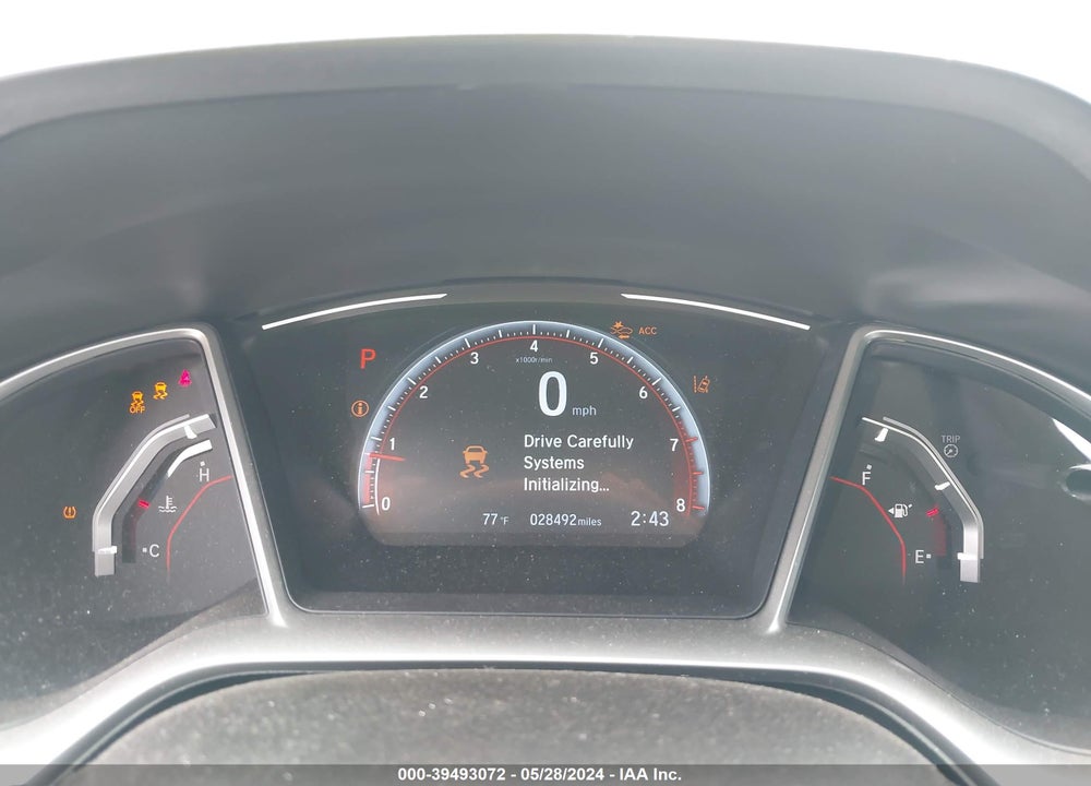 2019 HONDA CIVIC SPORT VIN: 2HGFC2F82KH593676