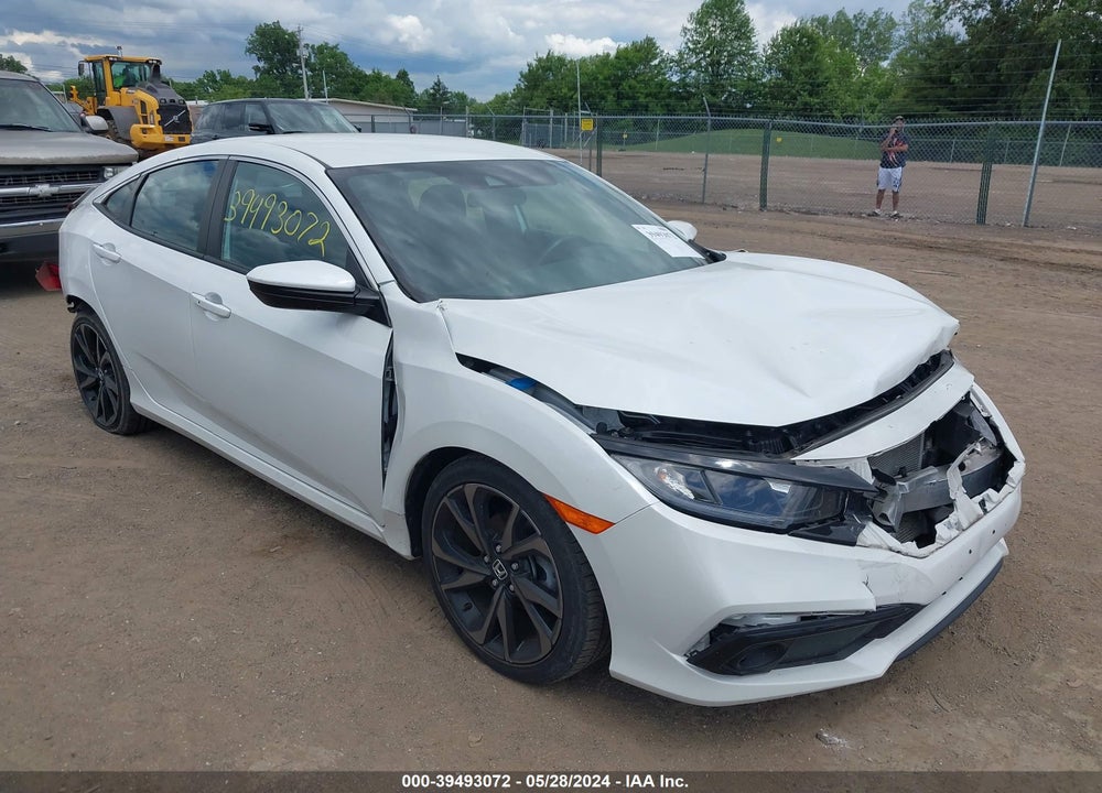 2019 HONDA CIVIC SPORT VIN: 2HGFC2F82KH593676
