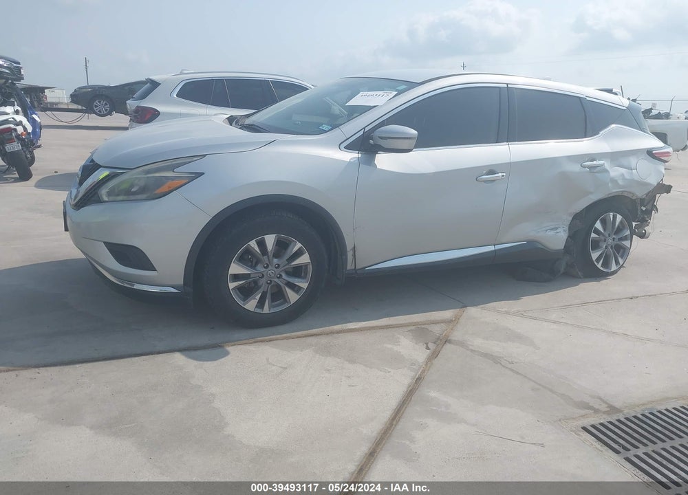 2018 NISSAN MURANO S VIN: 5N1AZ2MG1JN135372