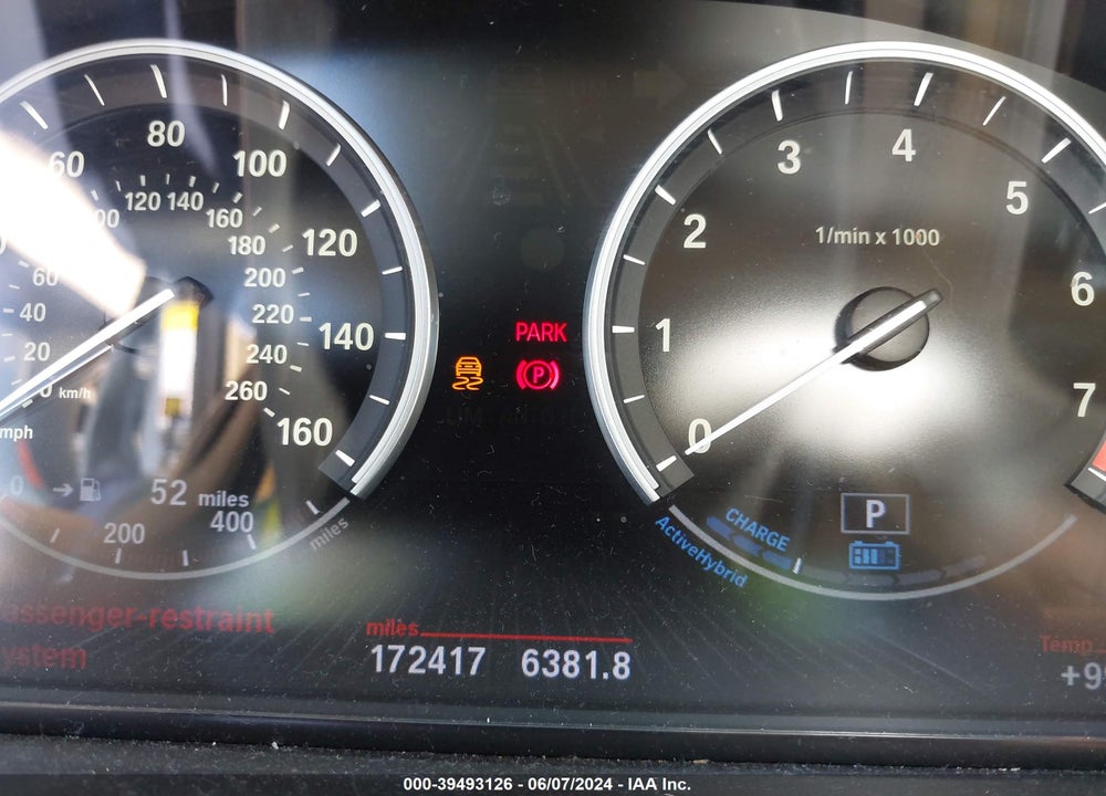 2013 BMW ACTIVEHYBRID 5 VIN: WBAFZ9C57DC751819