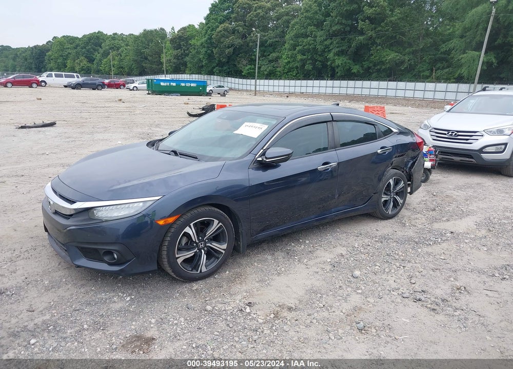 2016 HONDA CIVIC TOURING VIN: 19XFC1F96GE001989